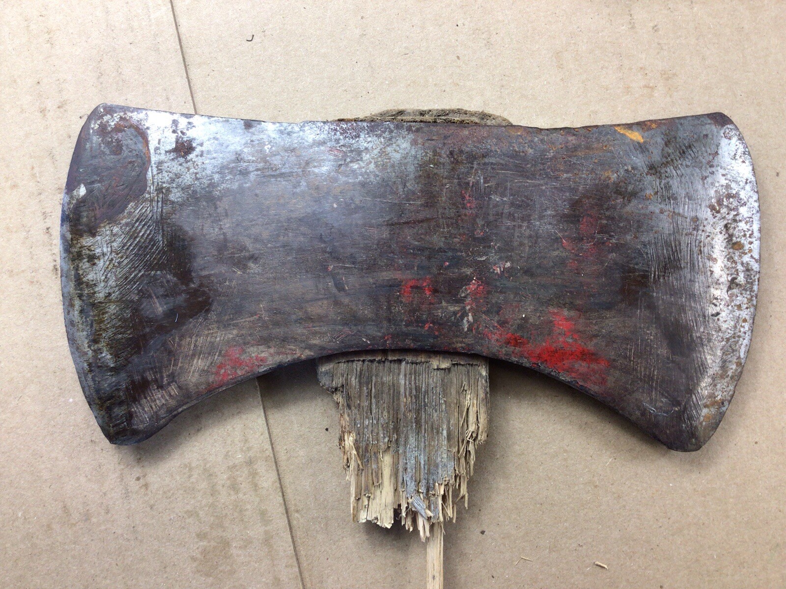 Vintage Double Bit Axe Head:: 3.5 Pounds