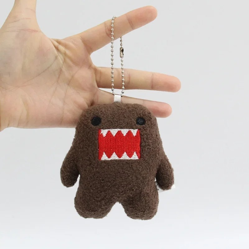 Sekiguchi Domo-kun Mini plush Mascot Key Chain H9×W8×D4cm NHK Television NWT JP