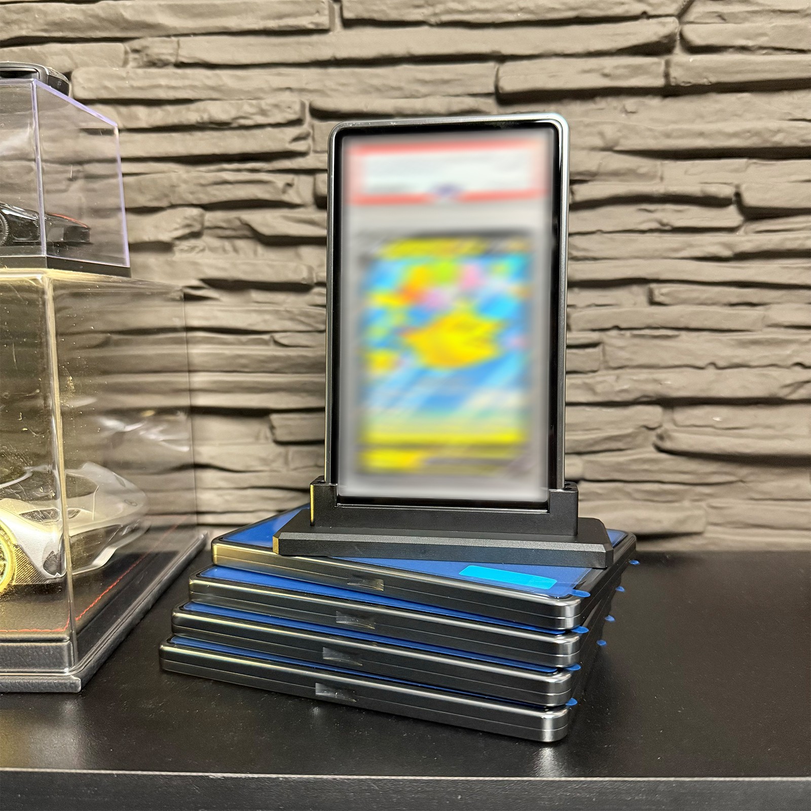 For BGS/PSA/CG 35PT Magnetic Aluminum Graded Card Slab Bumper Protector Case