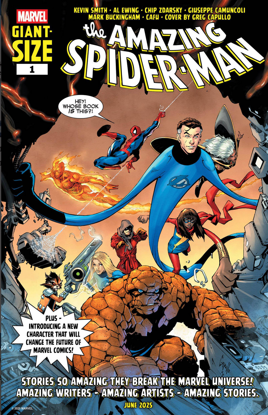 🔥 GIANT-SIZE AMAZING SPIDER-MAN #1 Cover A Greg Capullo – Presale 06/11/2025 🔥