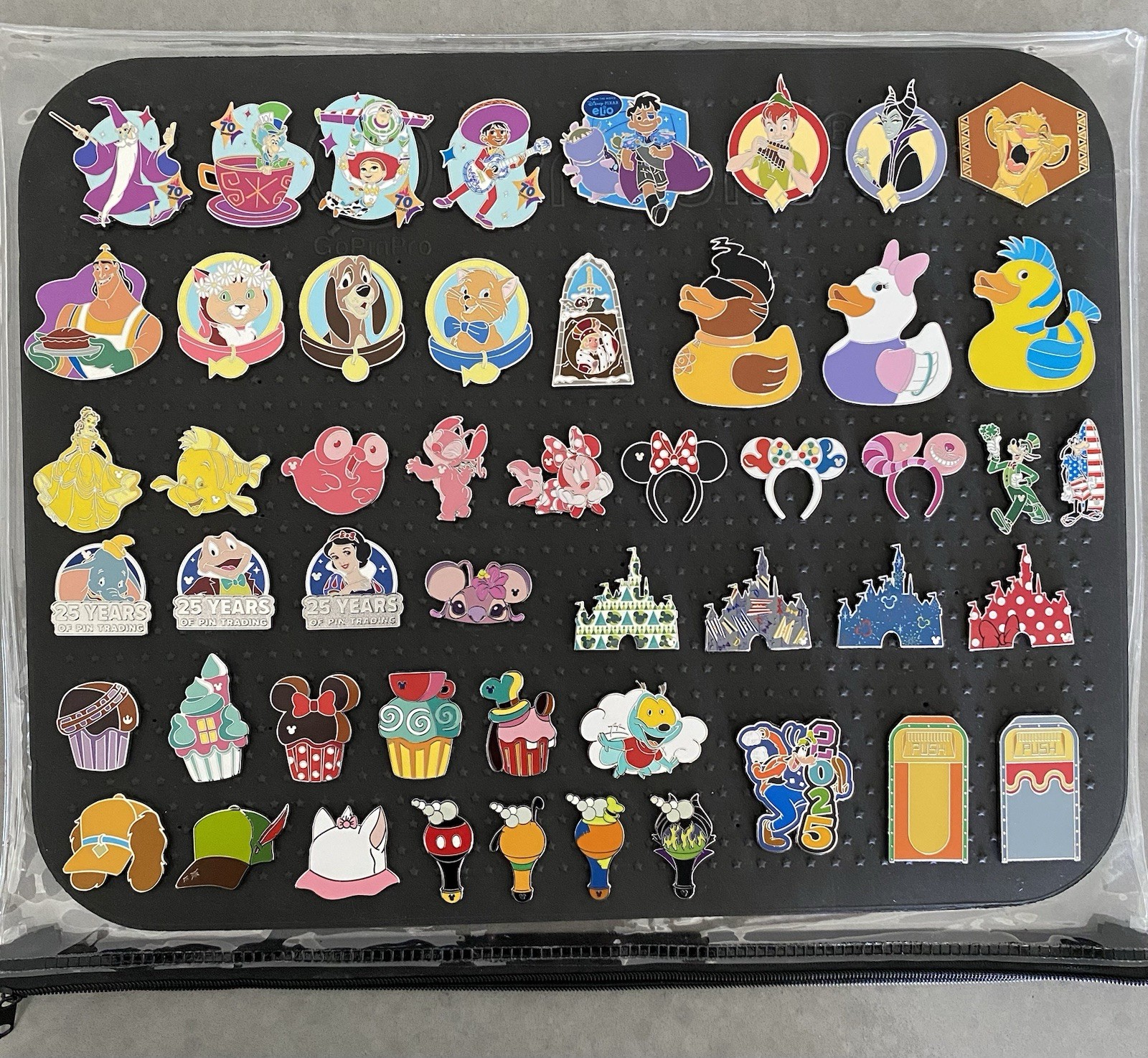 50 Authentic All Diamond Disney Pins Trader/Keeper Lot – No Duplicates