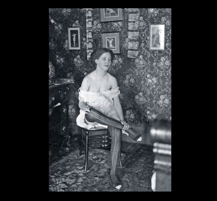 Sexy Prostitute PHOTO New Orleans Brothel Vintage Red Light District Woman