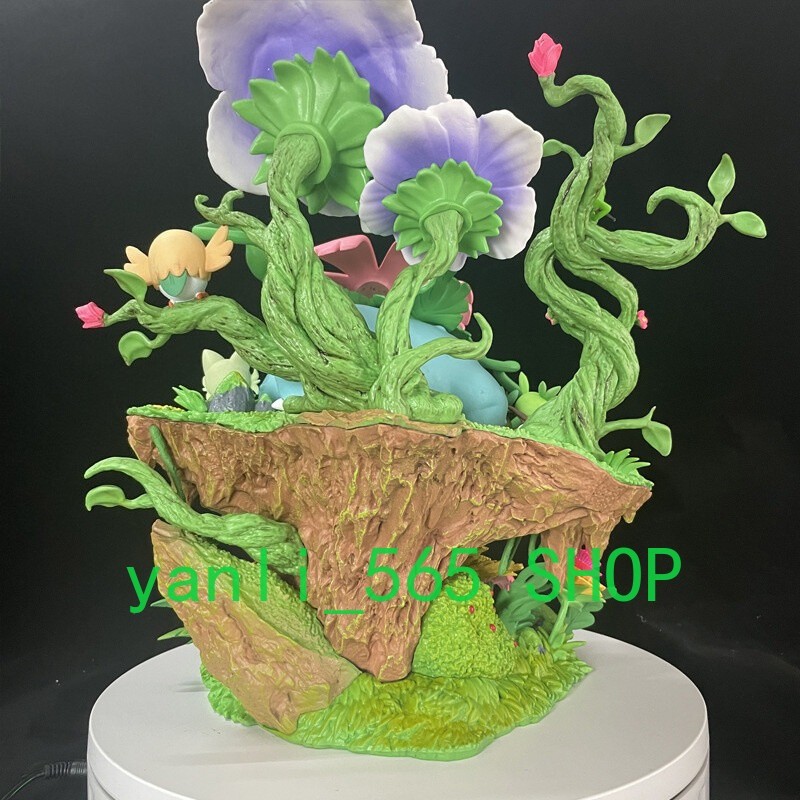 US Ship EGG Studio Forest Group Grass Type Figure Statue 33cm Venusaur PVC Model