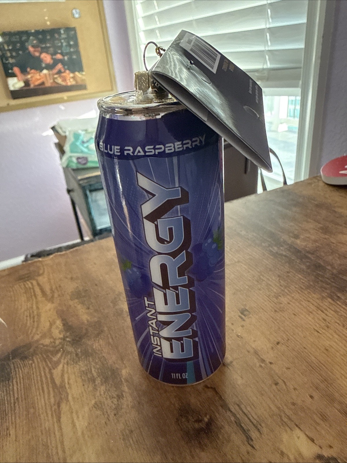 NWT NEW Robert Stanley Energy Drink Can Christmas Ornament Cute!