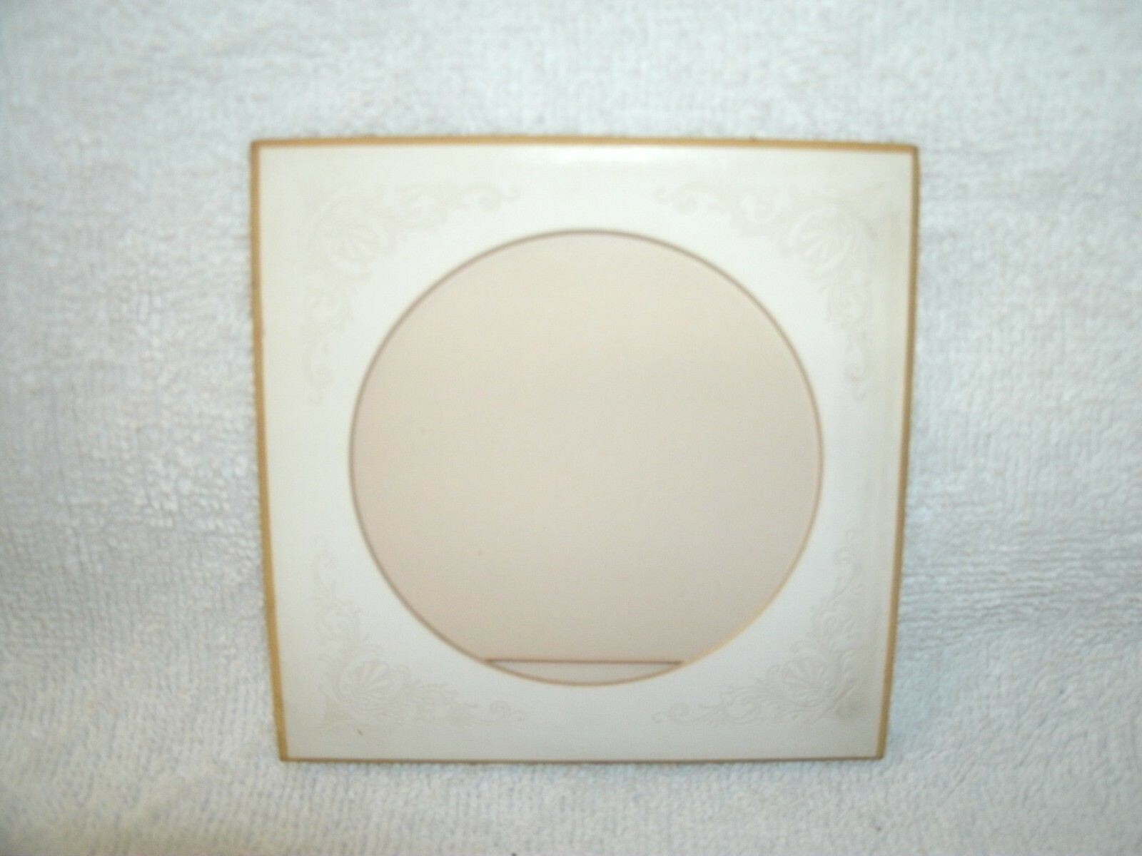 Victorian Gold Gild Edge-Frame Cardboard –Embossed-4″x4″–Die Cut–1920’s