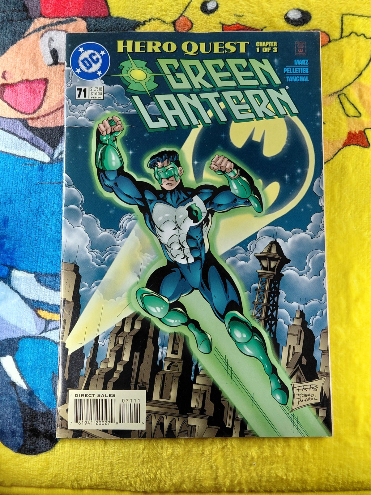 Green Lantern #71 (1996) Hero Quest Part 1 Batman Robin Cover Paul Pelletier DC