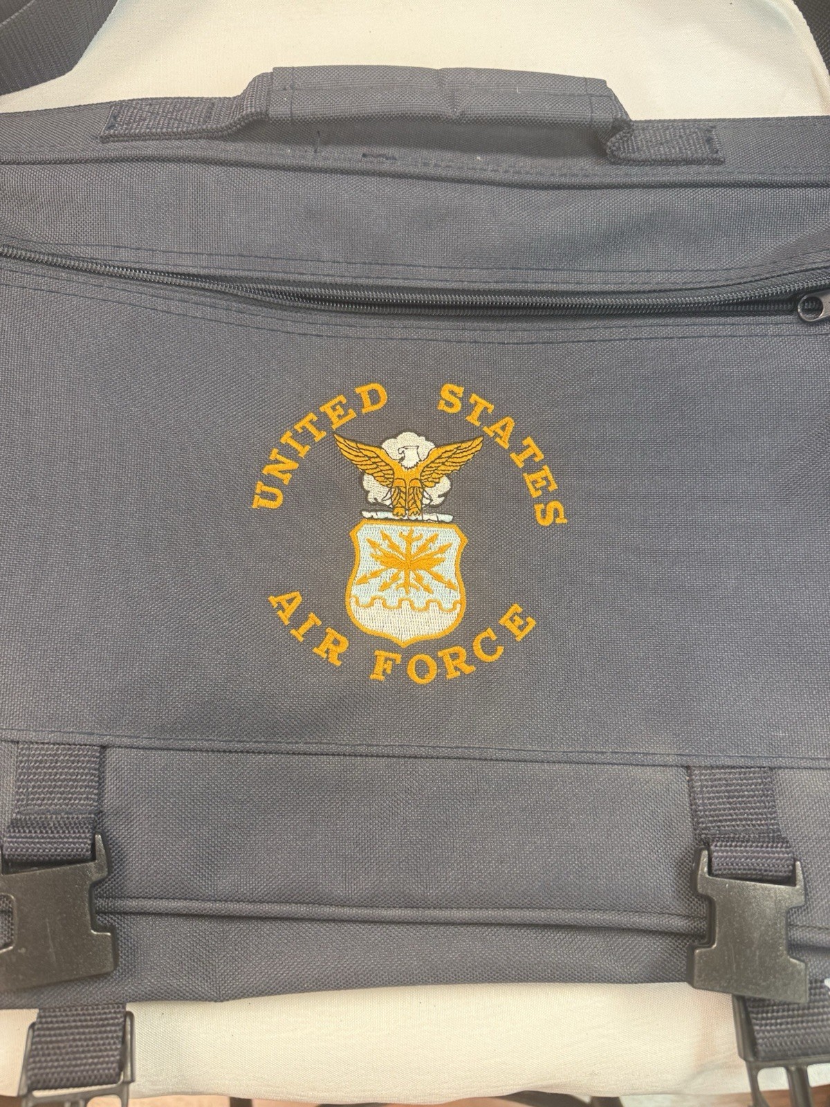 Vintage Usaf United States Air Force Messenger Bag Taiwan Laptop Case