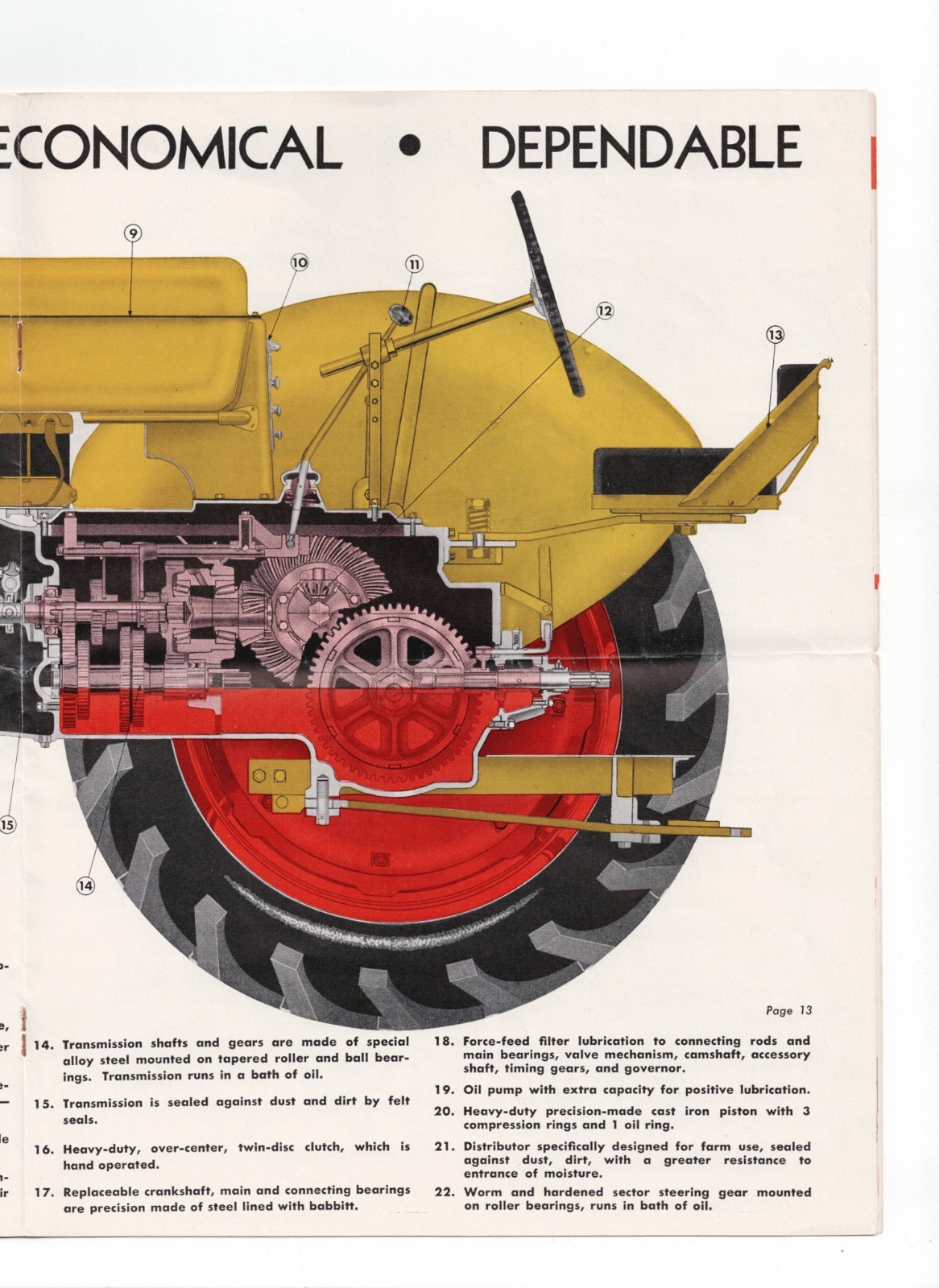 MINNEAPOLIS-MOLINE VISIONLINED “U” TRACTORS 24 PAGE BROCHURE