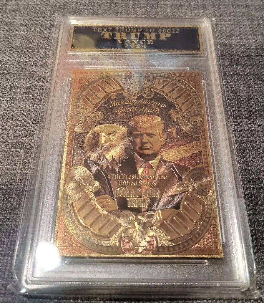 Donald Trump Eagle One Collector’s Trading Card Gem Mint 10 Rated – Iconic 2024