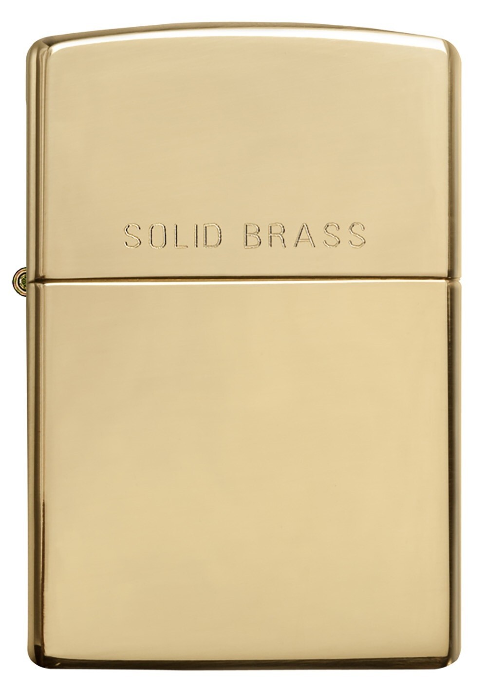 Zippo 254 Solid Brass Engraved High Polish Brass