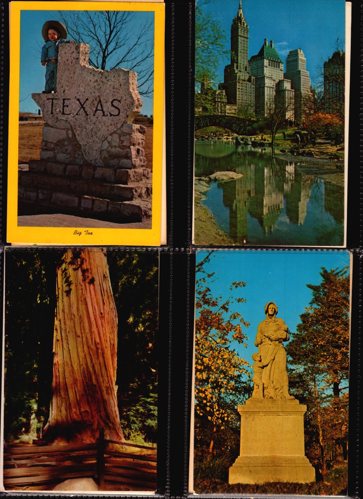HUGE LOT 50 USA POSTCARDS-CHROME MIXED STATES- USED & UNUSED