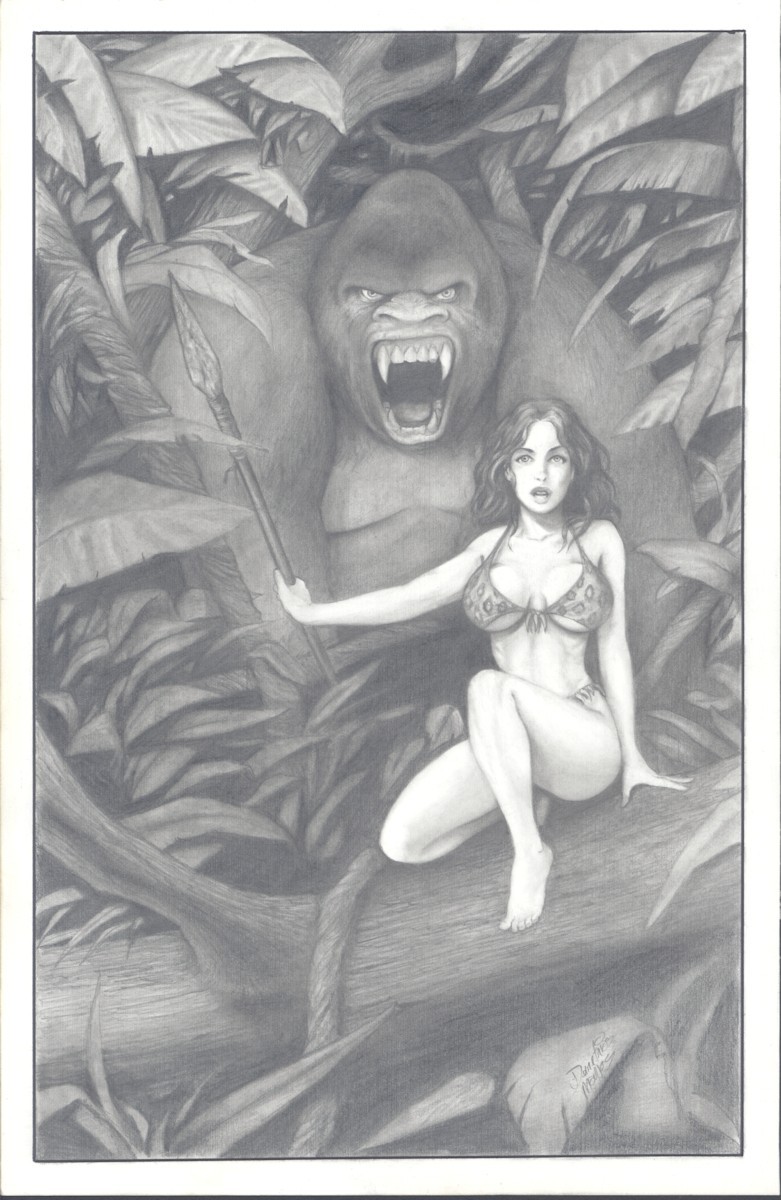 Budd Root Cavewoman — Demetrius Moyles – Cavewoman and Klyde – 11 x 17