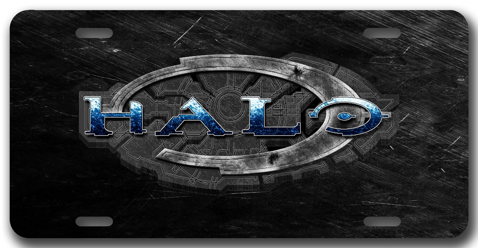 Halo License Plate Auto Tag/Room Sign play station xbox 360 video games