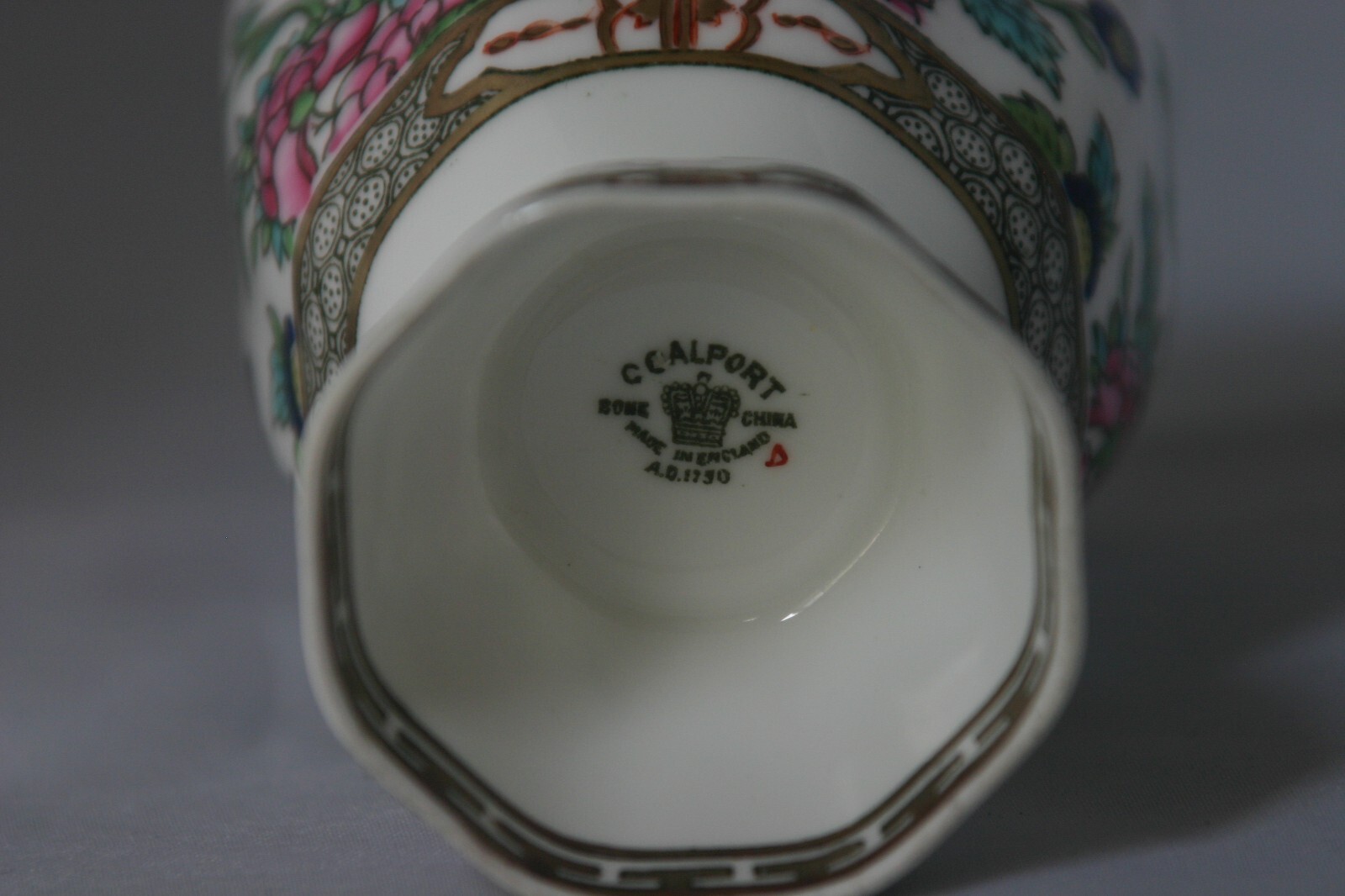 Vintage Coalport India Tree Pattern Bone China Egg Cup