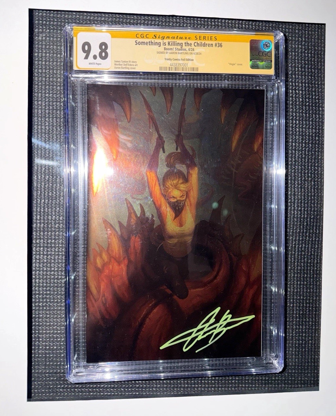 {CGC SS 9.8 FOIL} Something Is Killing The Children #36 Trinity Virgin Signed
