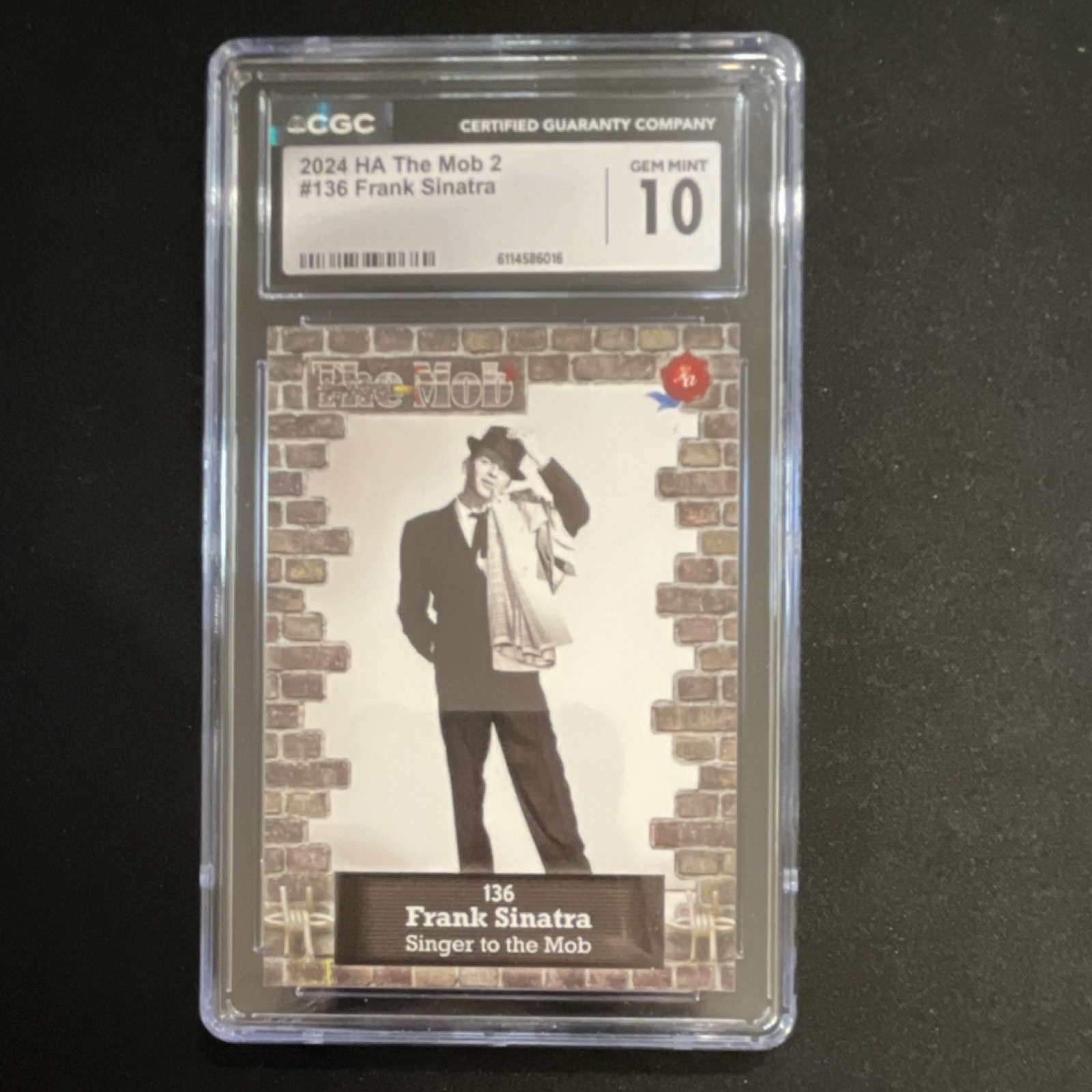 Historic Autographs The Mob 2 Frank Sinatra CGC 10 Trading Card #136 2024
