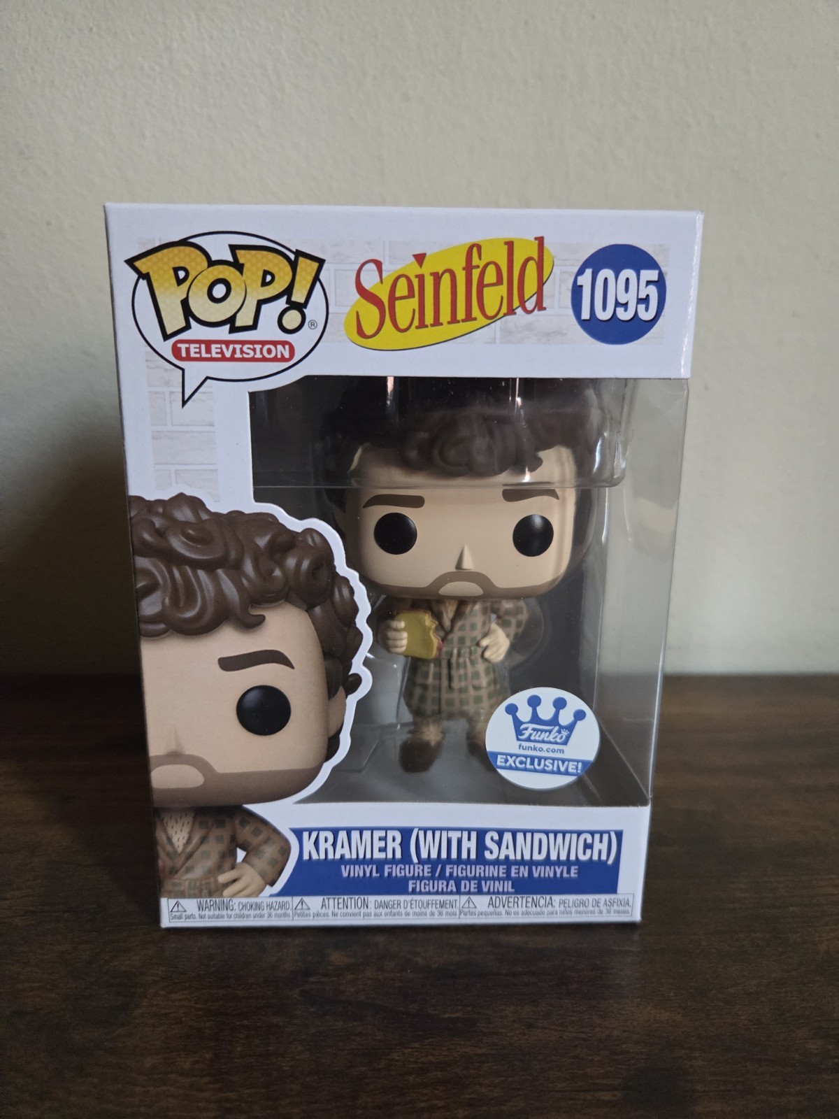 Funko Pop! Vinyl: Seinfeld Kramer with Sandwich – Funko Shop Exclusive #1095 NEW