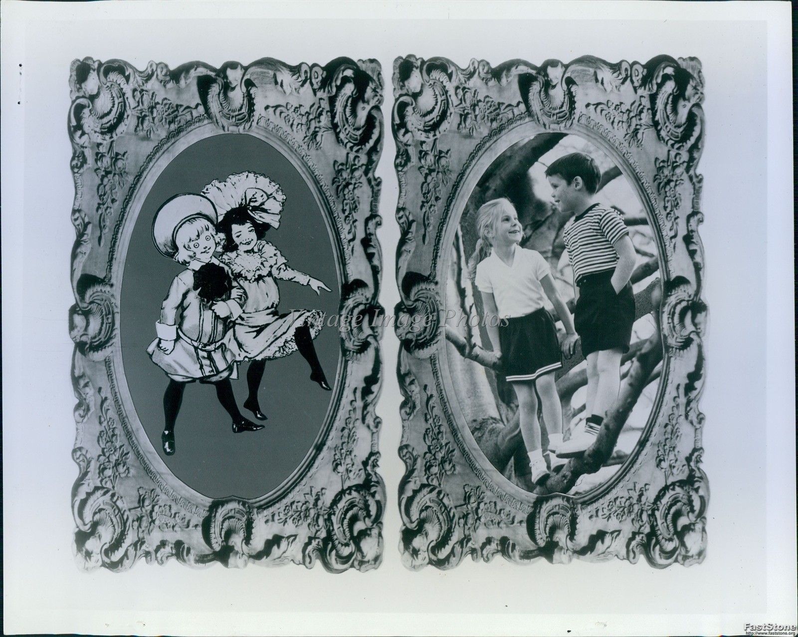 1968 Fictional Character Illustration Picture Frame Clothing Vintage Photo 8×10