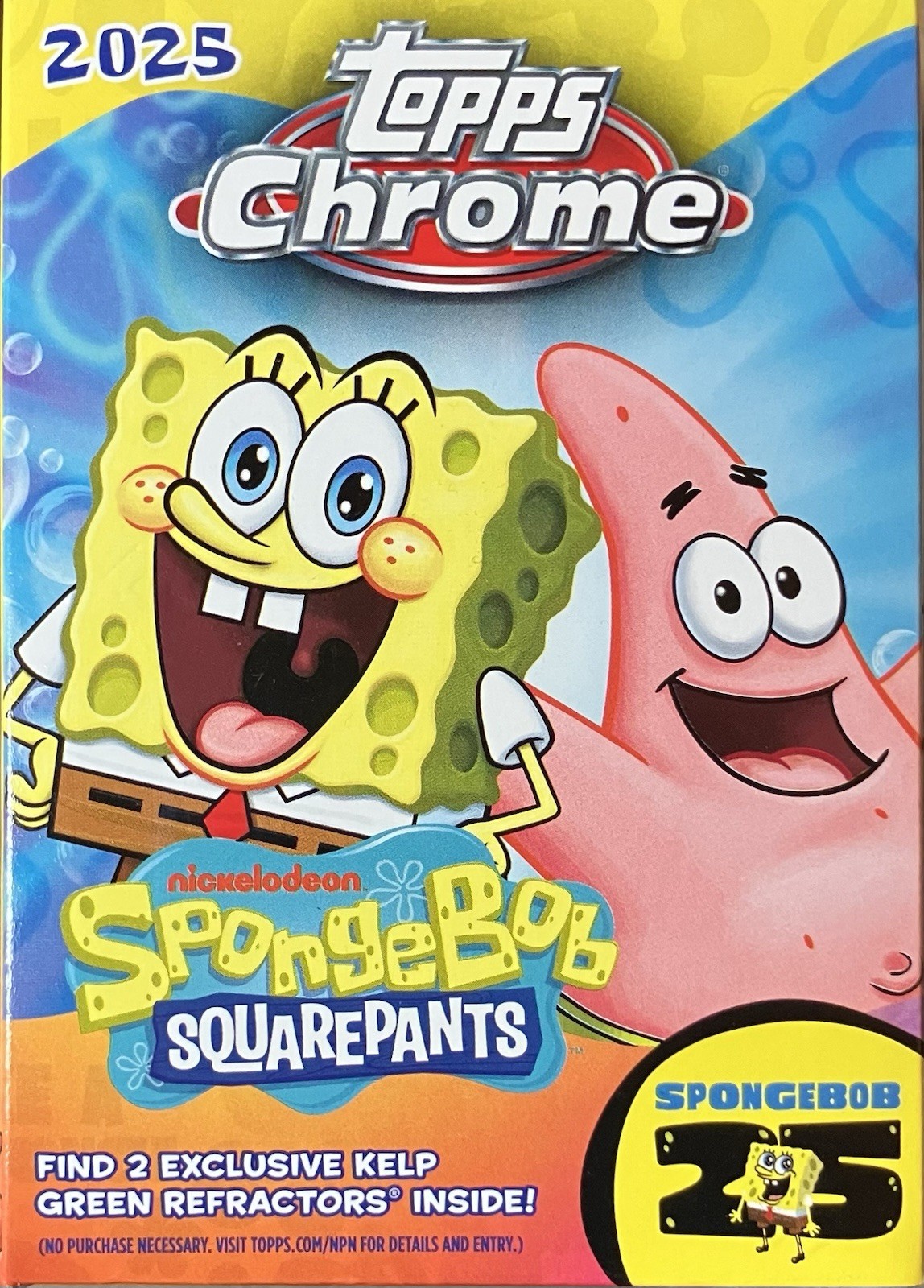 2025 TOPPS CHROME SPONGEBOB BASE YOU PICK COMPLETE YOUR SET PICK YOUR CARD 1-200