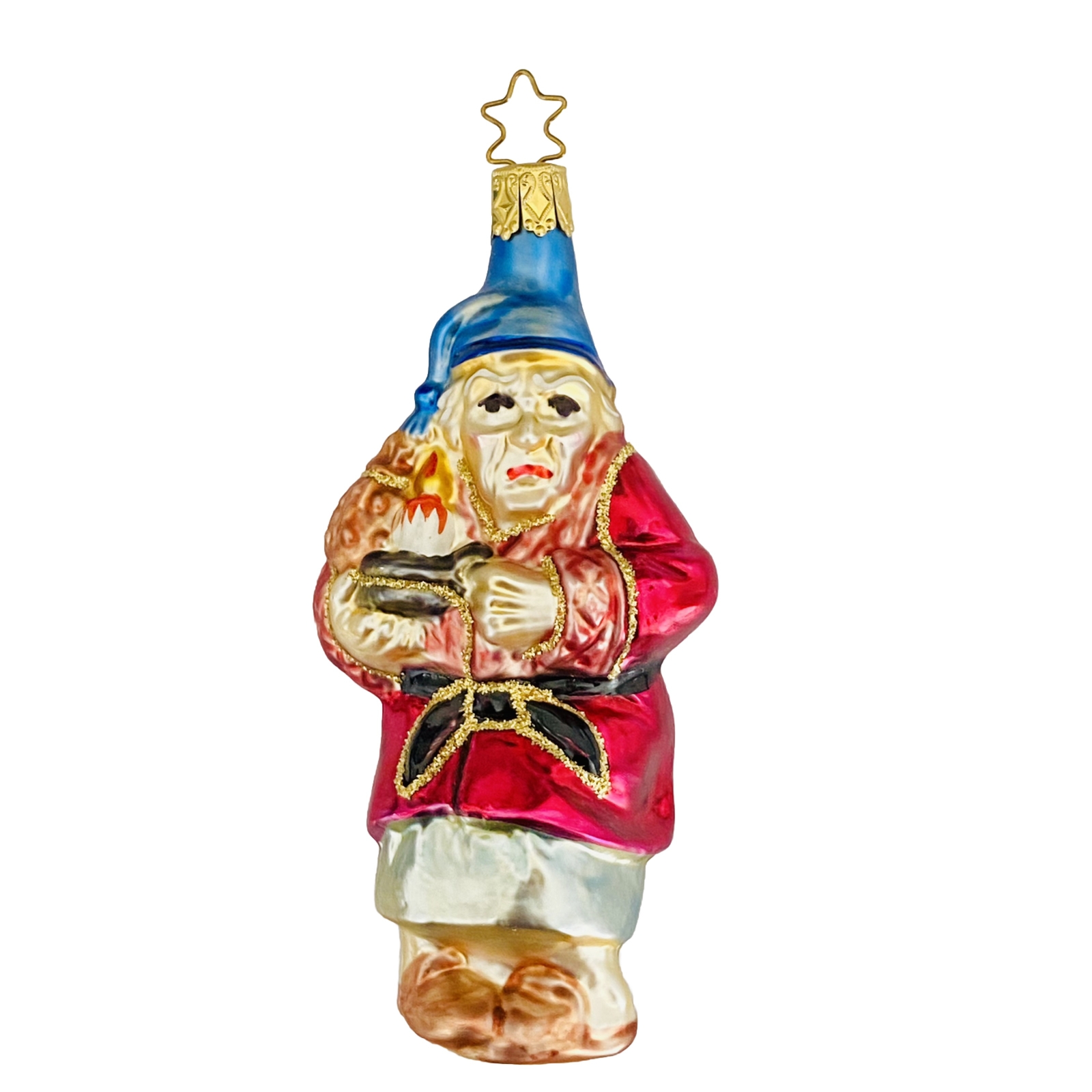 Inge Glas Ebenezer Scrooge Ornament Old World Christmas Charles Dickens New OWC