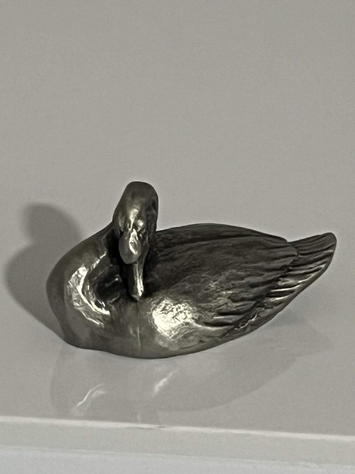 Hudson Pewter Noah’s Ark Collection Female Swan HA7375 1993
