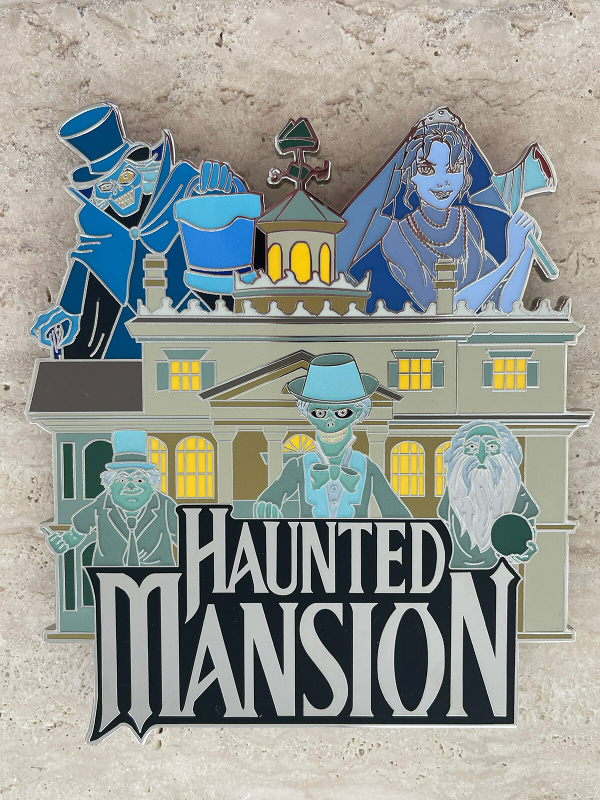 New Disney Haunted Mansion Jumbo Pin – 6 Inches