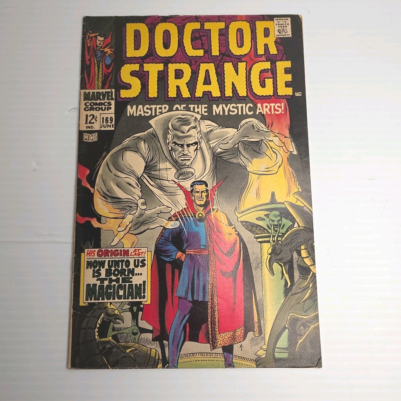 DOCTOR STRANGE #169 Marvel 1968 1 St Solo Title See Photos For Condition