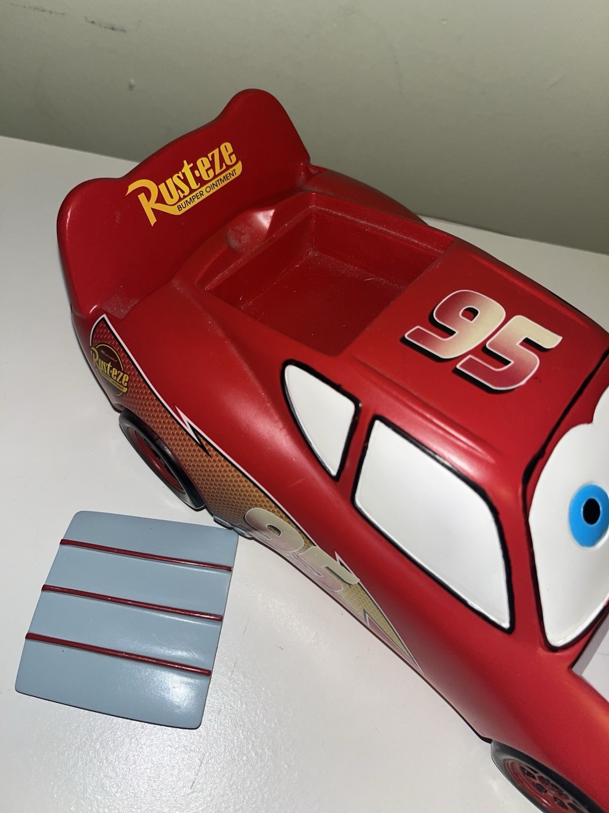 Official Disney’s Lightning McQueen Desk Organizer HEAVY DUTY ADULT USE New A+