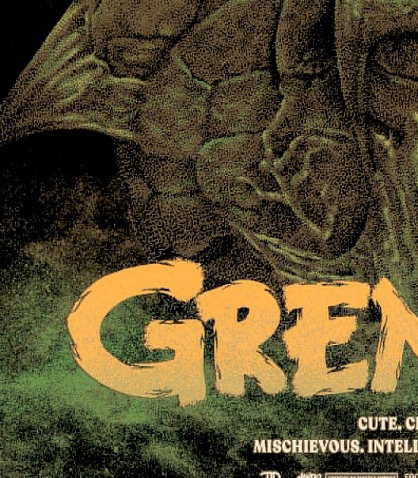 Gremlins Stripe Gremlin Close Up 80s Comedy Horror Movie Poster Print Wall Art