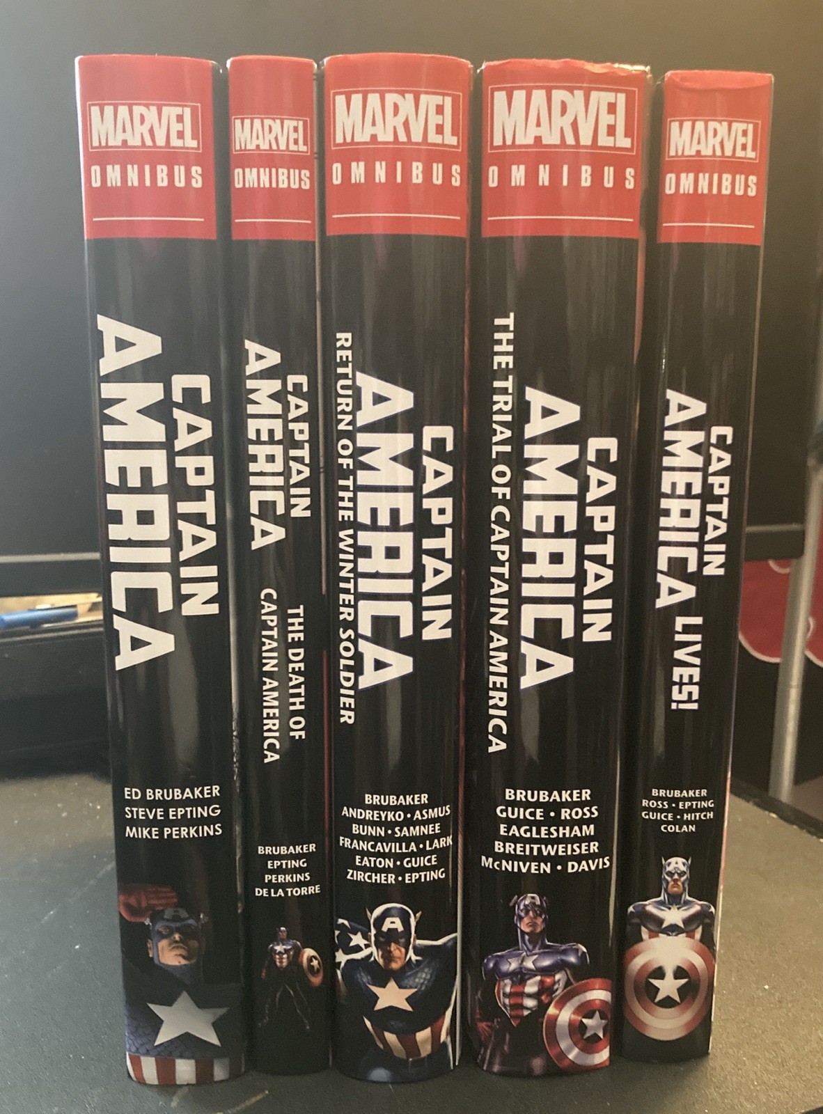 Marvel Omnibus Captain America by Ed Brubaker Complete Set (vol 1-5)