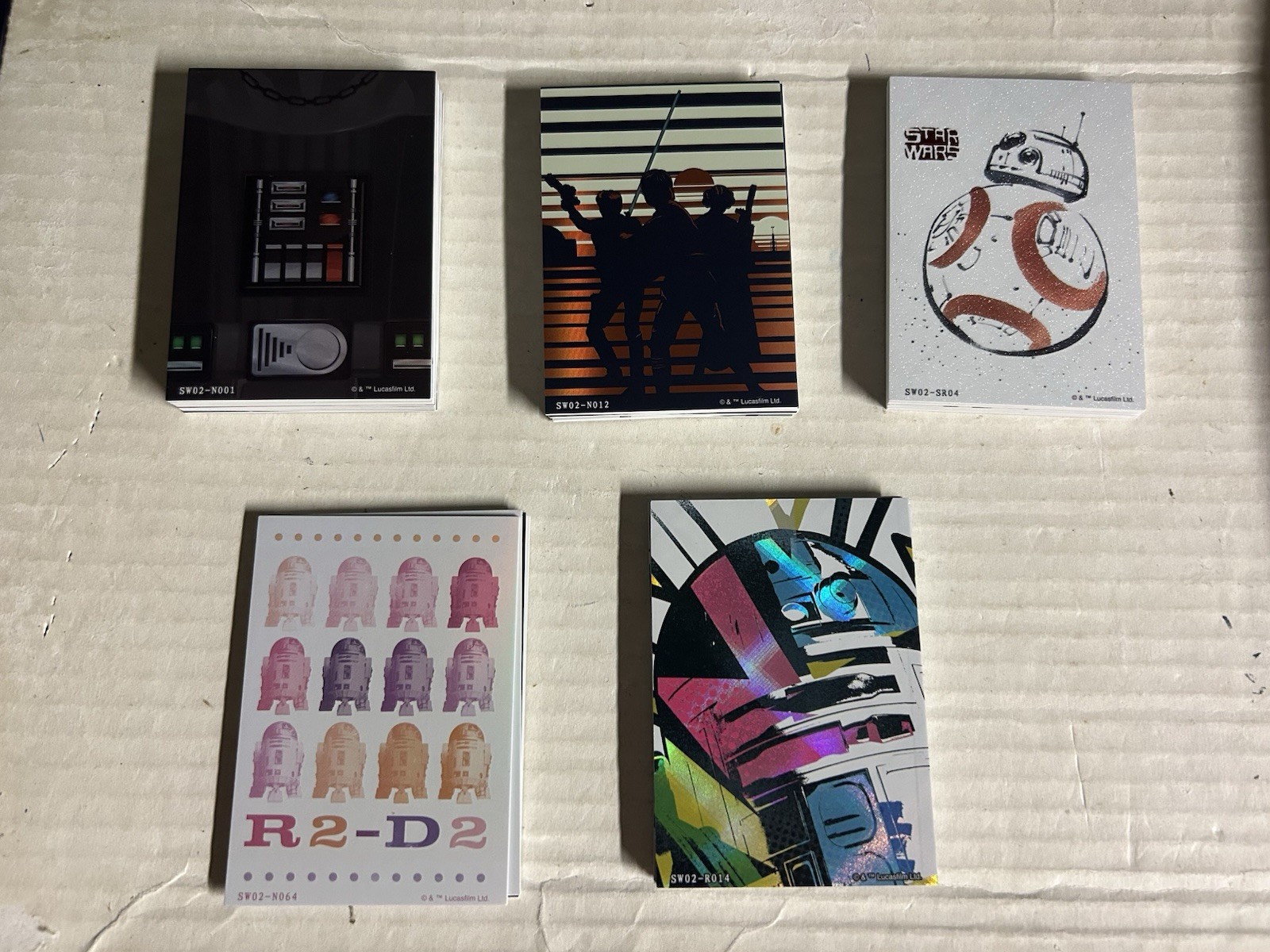 2023 Card.Fun Star Wars Global Art Episode II Base Lot (subsets complete)