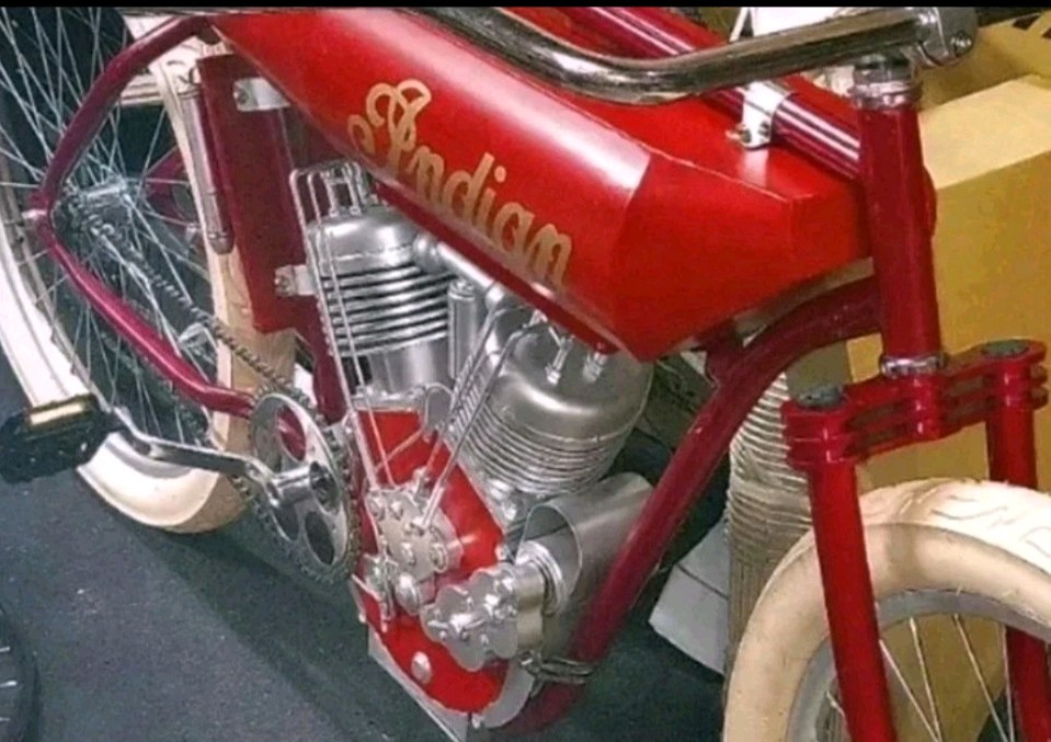 ENGINE ONLY* decorative full scale board track racer Indian Motor Hand crafted