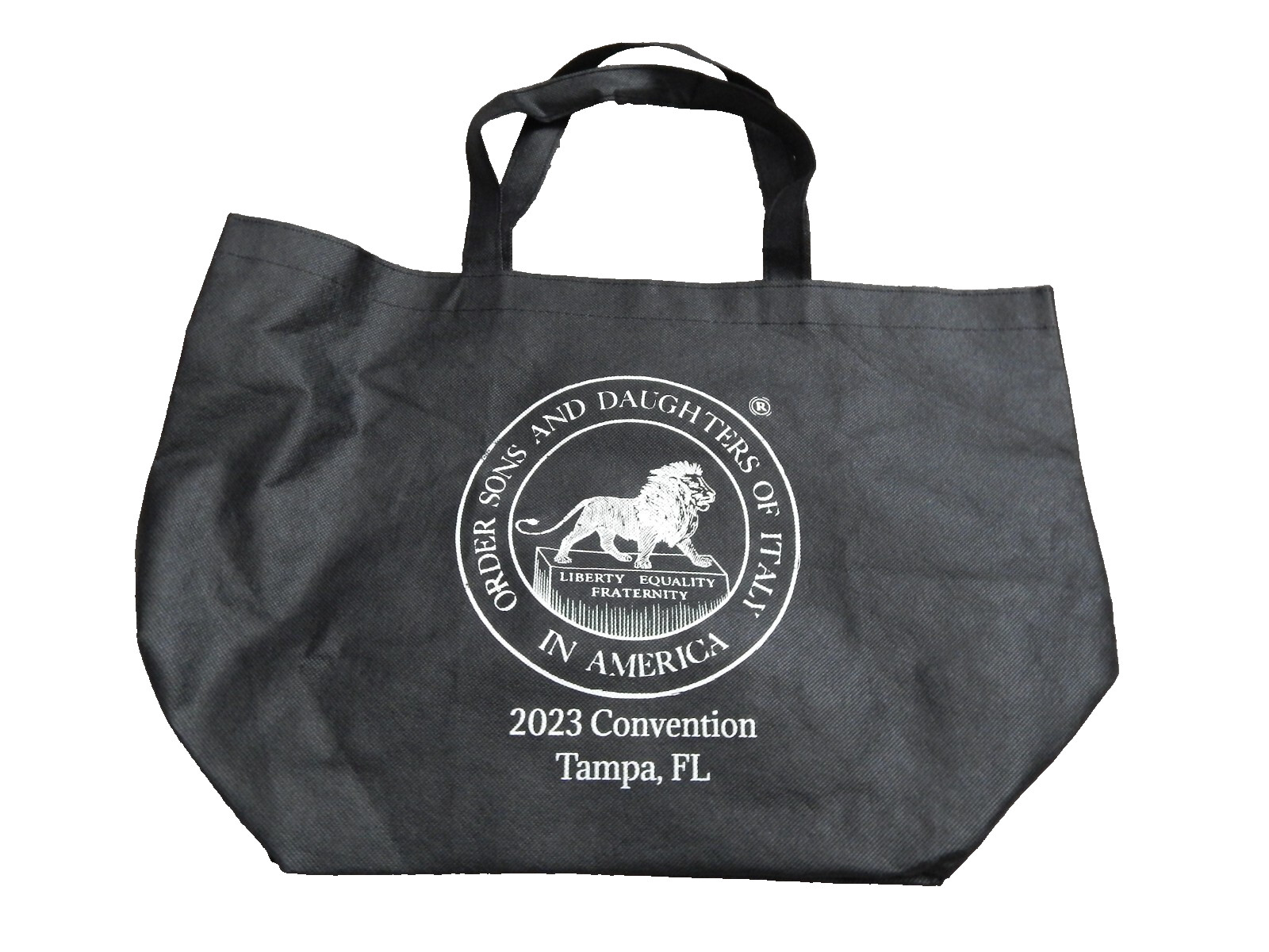 ORDER SONS AND DAUGHTERS OF ITALY IN AMERICA OSDIA 2023 ECO FRIENDLY TOTE BAG