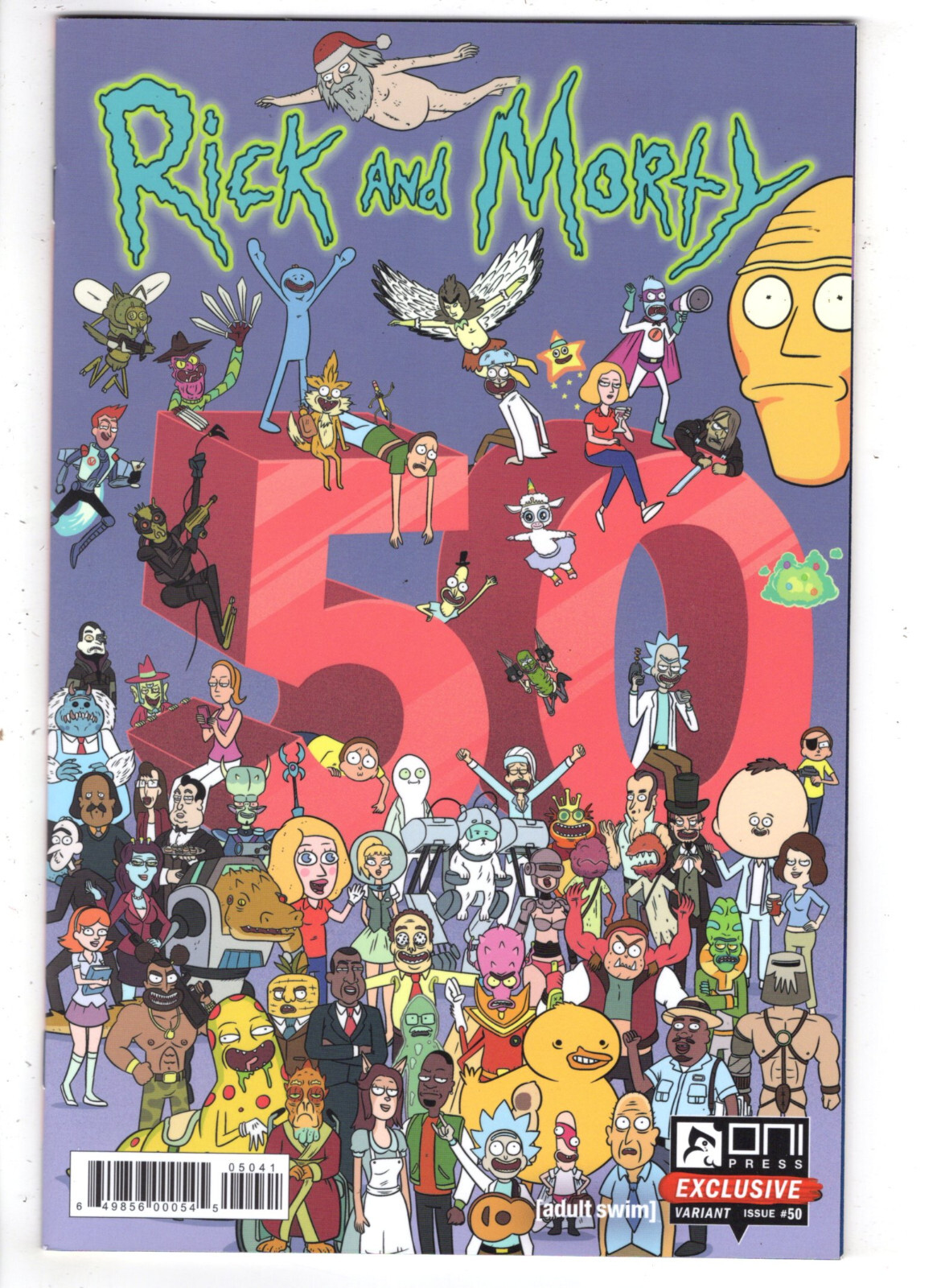 RICK AND MORTY #50 (2019) – GRADE NM – SDCC 2019 VARIANT ONI PRESS EXCLUSIVE!