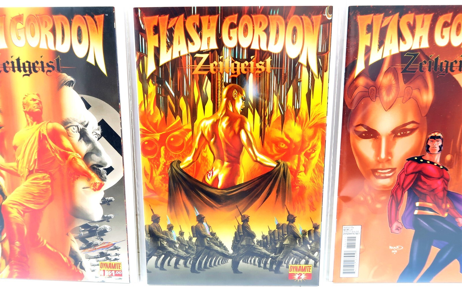 FLASH GORDON ZEITGEIST by Dynamite Comic Books 1-4 Run from 2011-2012