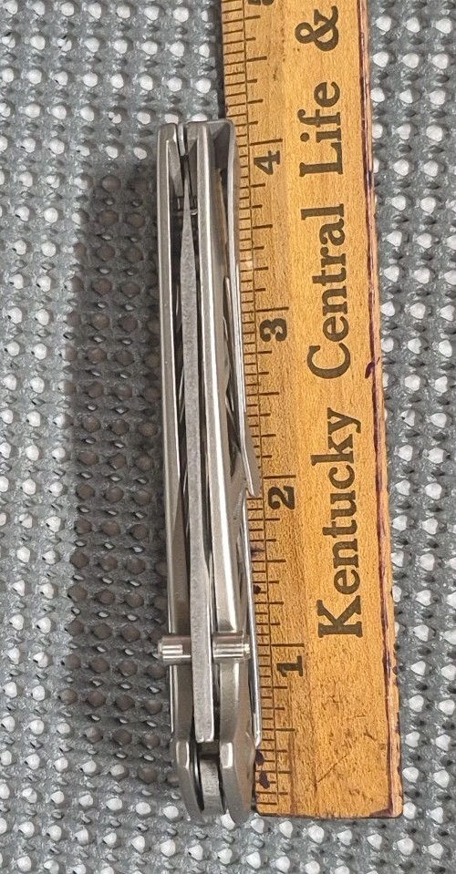 Schrade+ SQ877 Rare Cable Lock Folding Knife USA New With Parts Kit