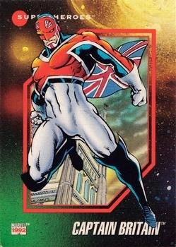 Captain Britain (#17) | 1992 Impel Marvel Universe | EX