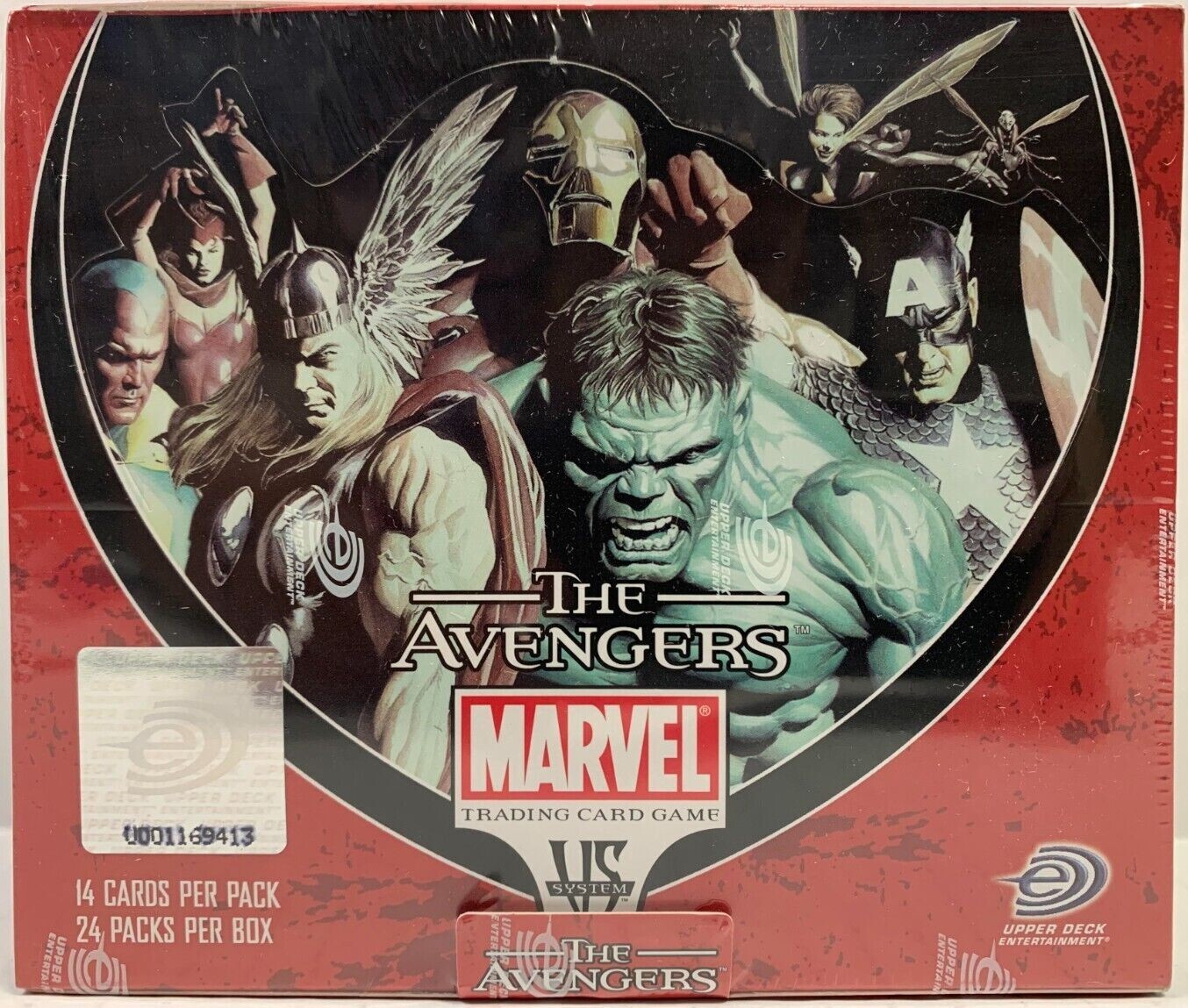 UPPER DECK MARVEL THE AVENGERS VS SYSTEMS BOOSTER BOX NEW SEALED U.S.