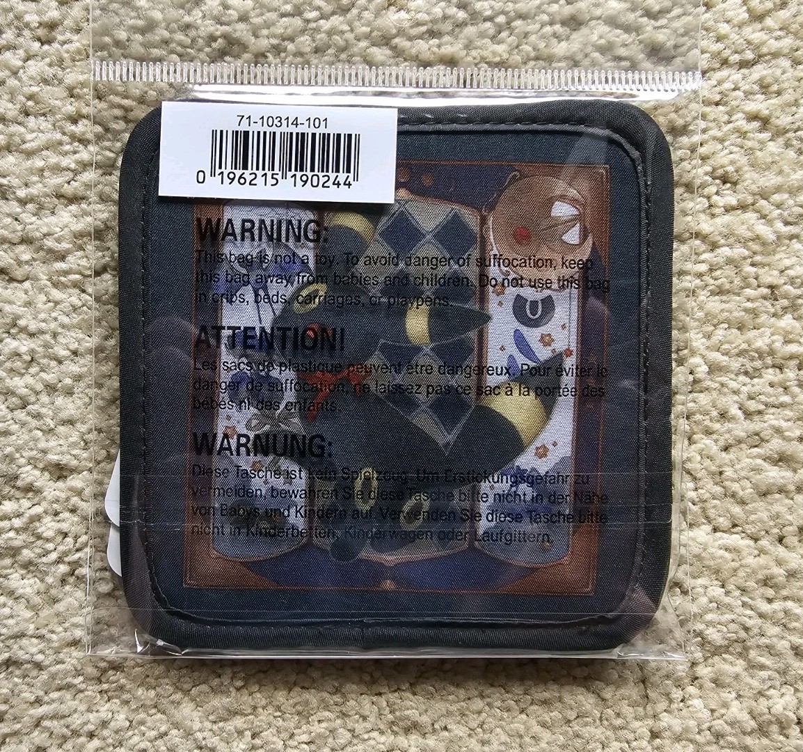 Umbreon Fabric Coaster – Pokemon Center Original -Eevee Collection New Sealed