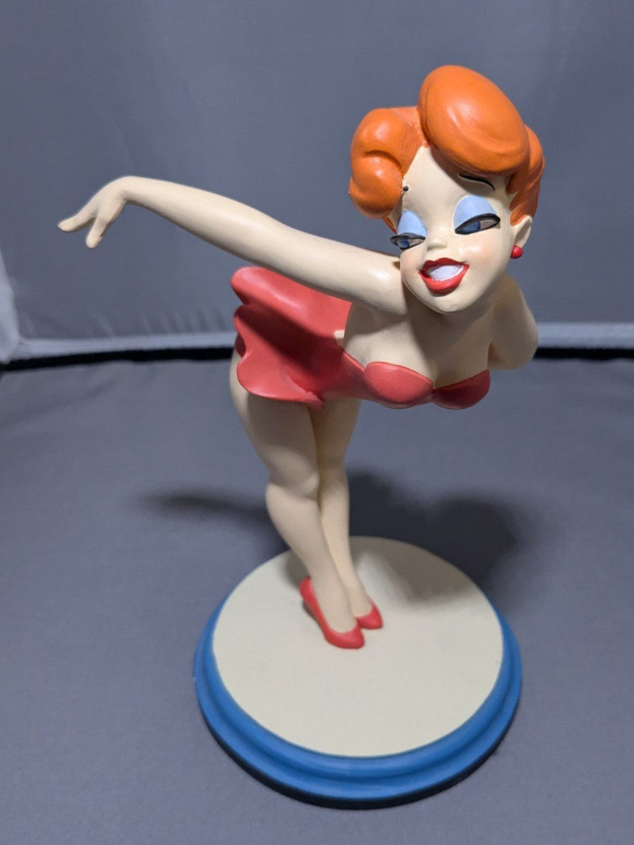 1995 Tex Avery “HEY WOLFIE” Sculpture Statue Wolf & Red Hot Riding Hood 9″ #/750