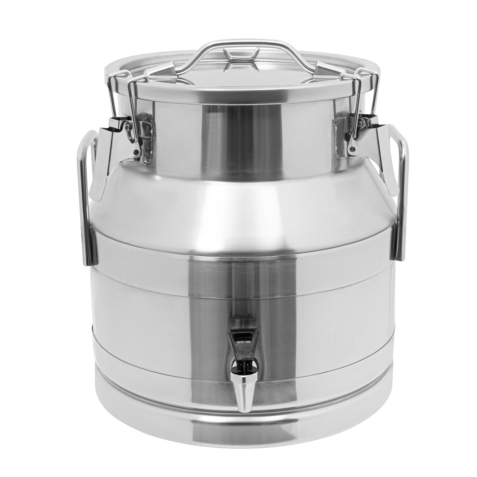 20L/5.28 Gallon Stainless Steel Milk Jug With A Faucet Sealed Bucket Milk Can