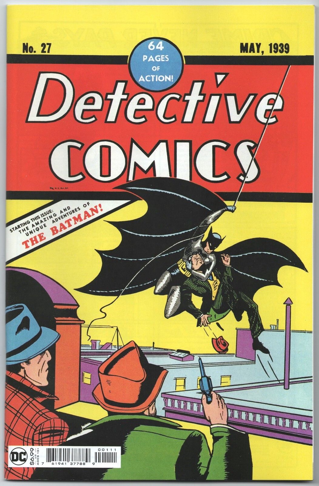 Detective Comics #27 & #38 FACSIMILE 1ST App of Batman & Robin 2022