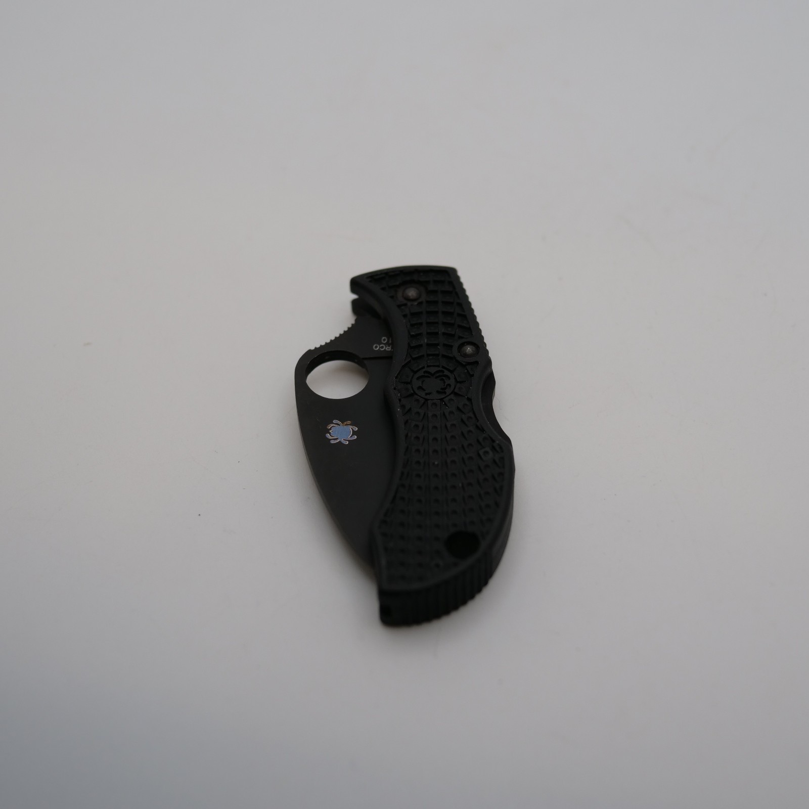 Spyderco Knife ManBug Wharncliffe Black FRN Black VG-10 Plain Edge MBKWPBK