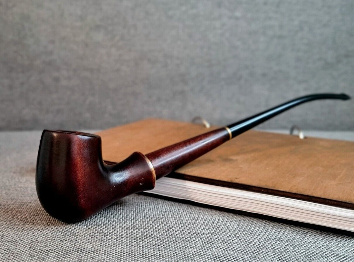 Unique gift for smoker wooden classic smoking tobacco pipe