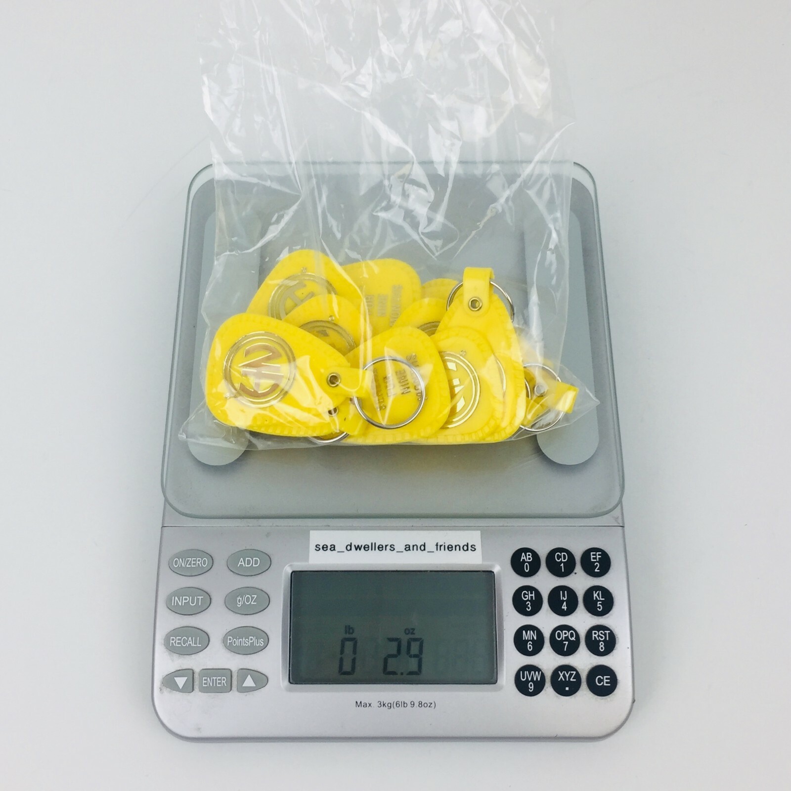 NARCOTICS ANONYMOUS NA KEY TAG Yellow 9 Months Recovery 12 Piece English