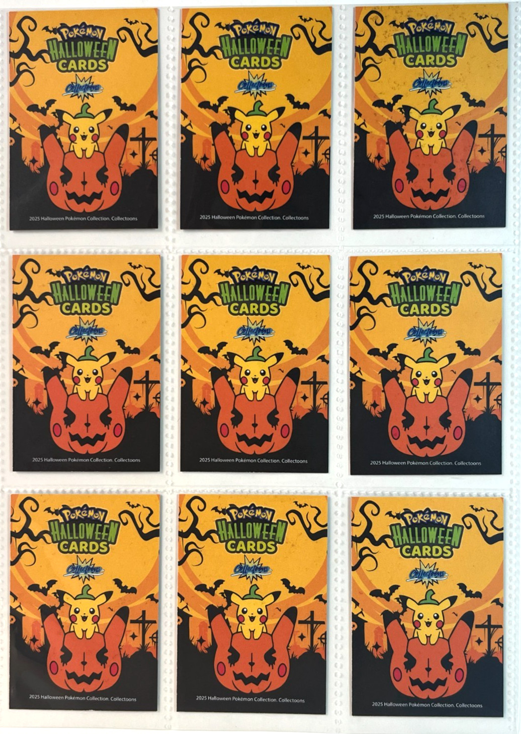 2025 BOX POKEMON HALLOWEEN Collectoons Cards – Full Set 150/150 Peru Gengar