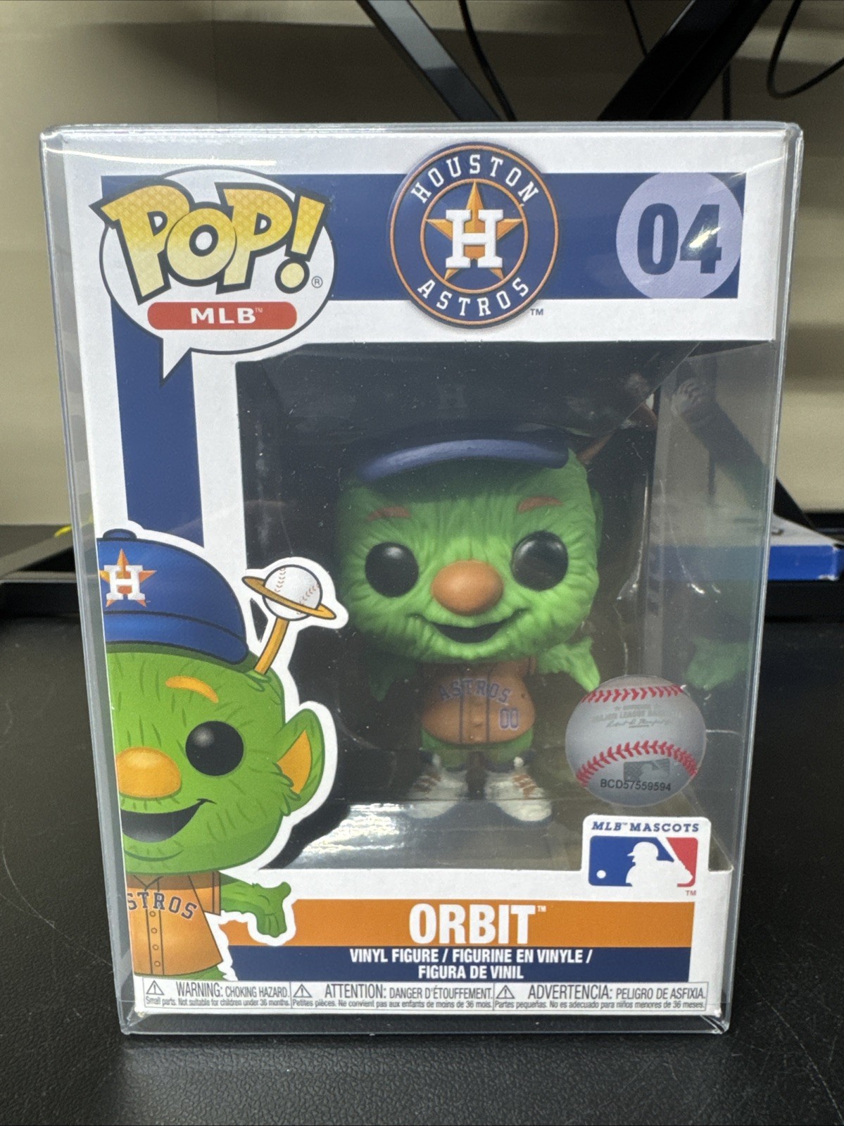 Houston Astros Orbit #04 Funko Pop! Vinyl MLB Mascots with Protector