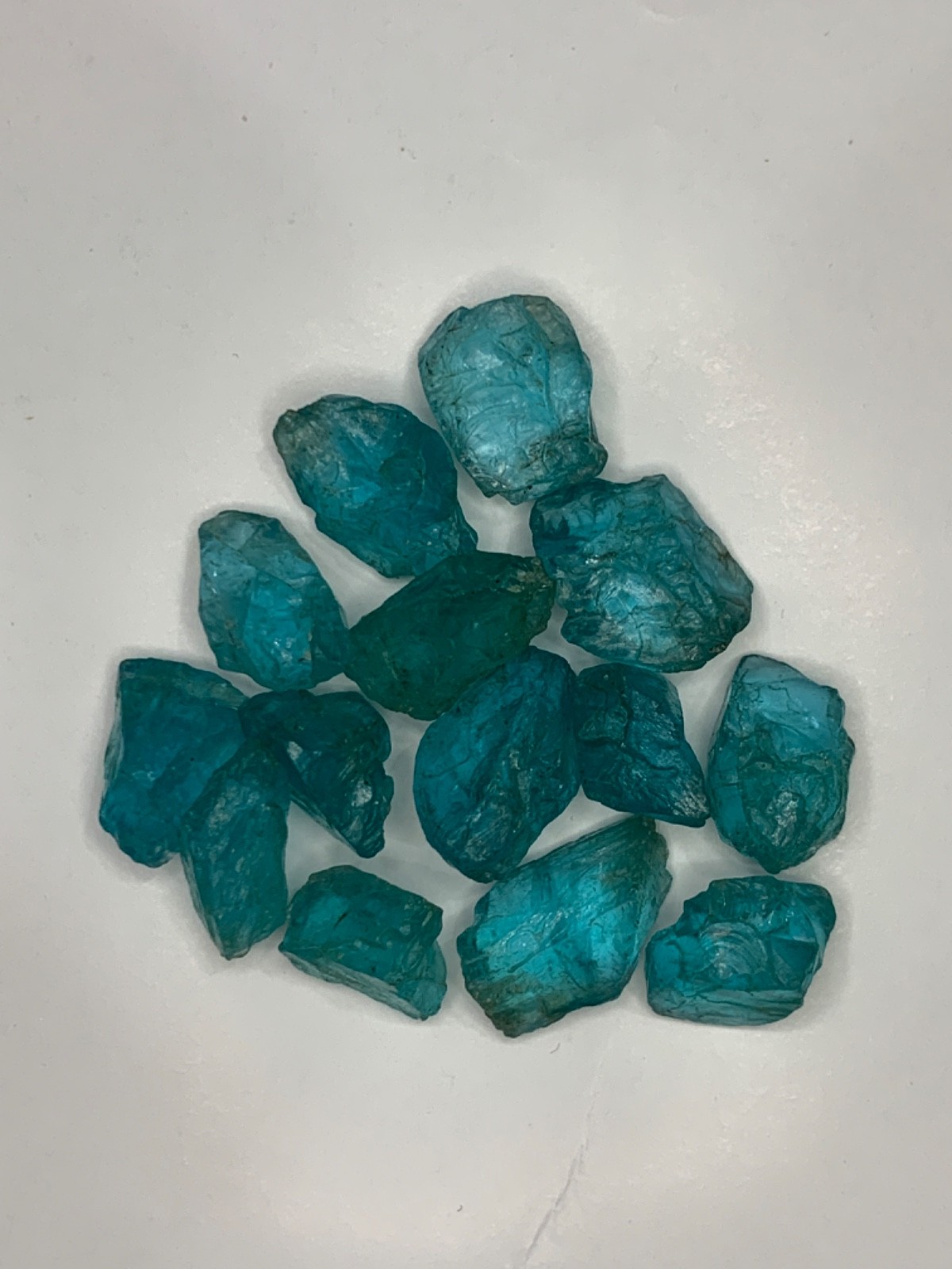 59.30 Carats Beautiful Rough Blue Apatite From Madagascar , For Collection