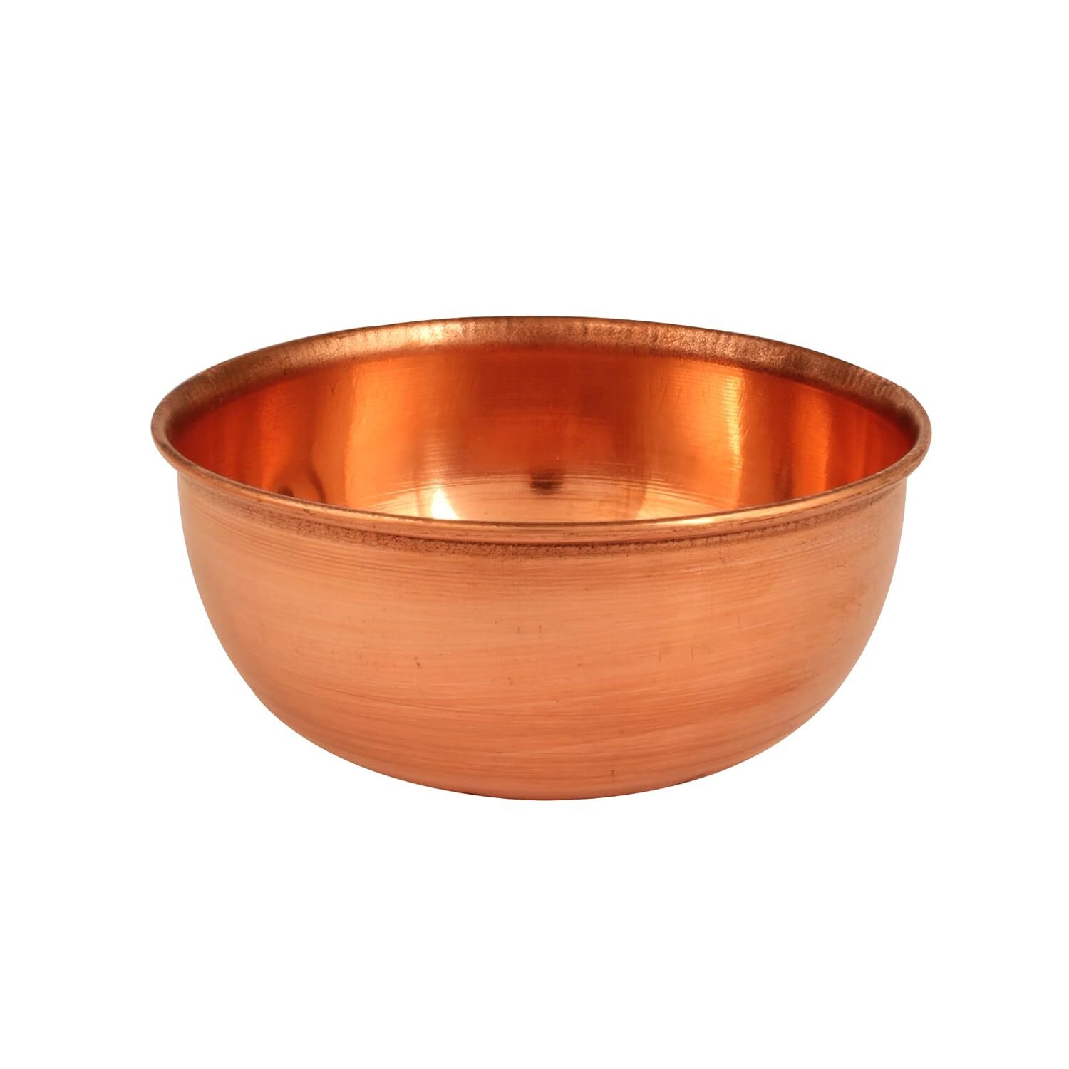 100% Copper Dish Serving Bowl Indian Katori Dessert Bowls 200 ML, 1 Piece