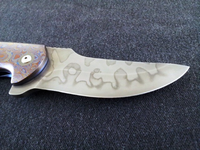 Functional Art: Burchtree Bladeworks Persian Custom Knife in ZirCuTi and Hamon